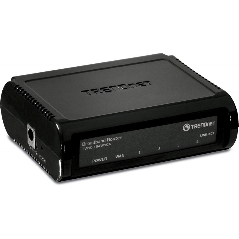 TRENDNETROUTER WIRED 4 PORTURI TRENDNET - TW100- TRENDNETROUTER WIRED 4 PORTURI TRENDNET - TW100-