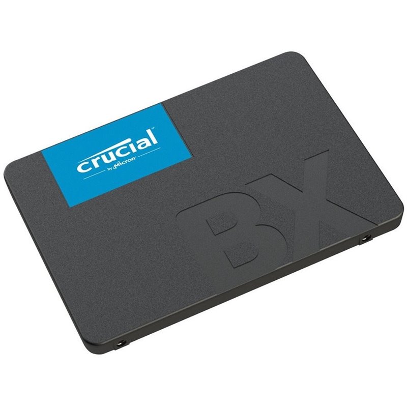 CRUCIAL BX500 480GB SSD, 2.5” 7mm, SATA 6 Gb/s, Read/Write: 540 / 500 MB/s CRUCIAL BX500 480GB SSD, 2.5” 7mm, SATA 6 Gb/s, Read/Write: 540 / 500 MB/s